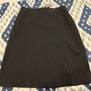 Old Navy Black Pin Striped Pencil Skirt